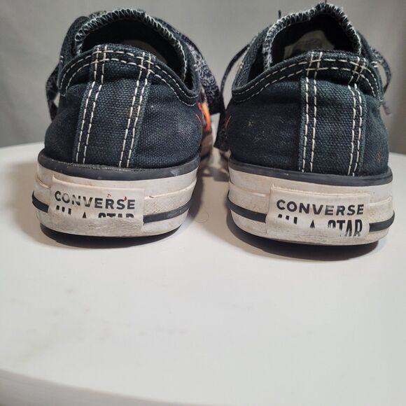 Converse‎ Unisex All-Star Chuck Taylor Flame Low Youth Size 2 - Picture 6 of 6